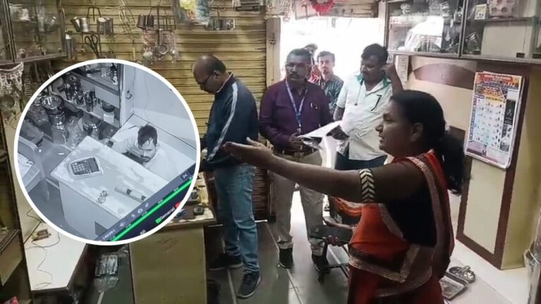 धुळ्यात पहाटे धाडसी चोरी; खोलगल्लीतील भांडे दुकानातून 1 लाख 90 हजारांची रोकड लंपास
